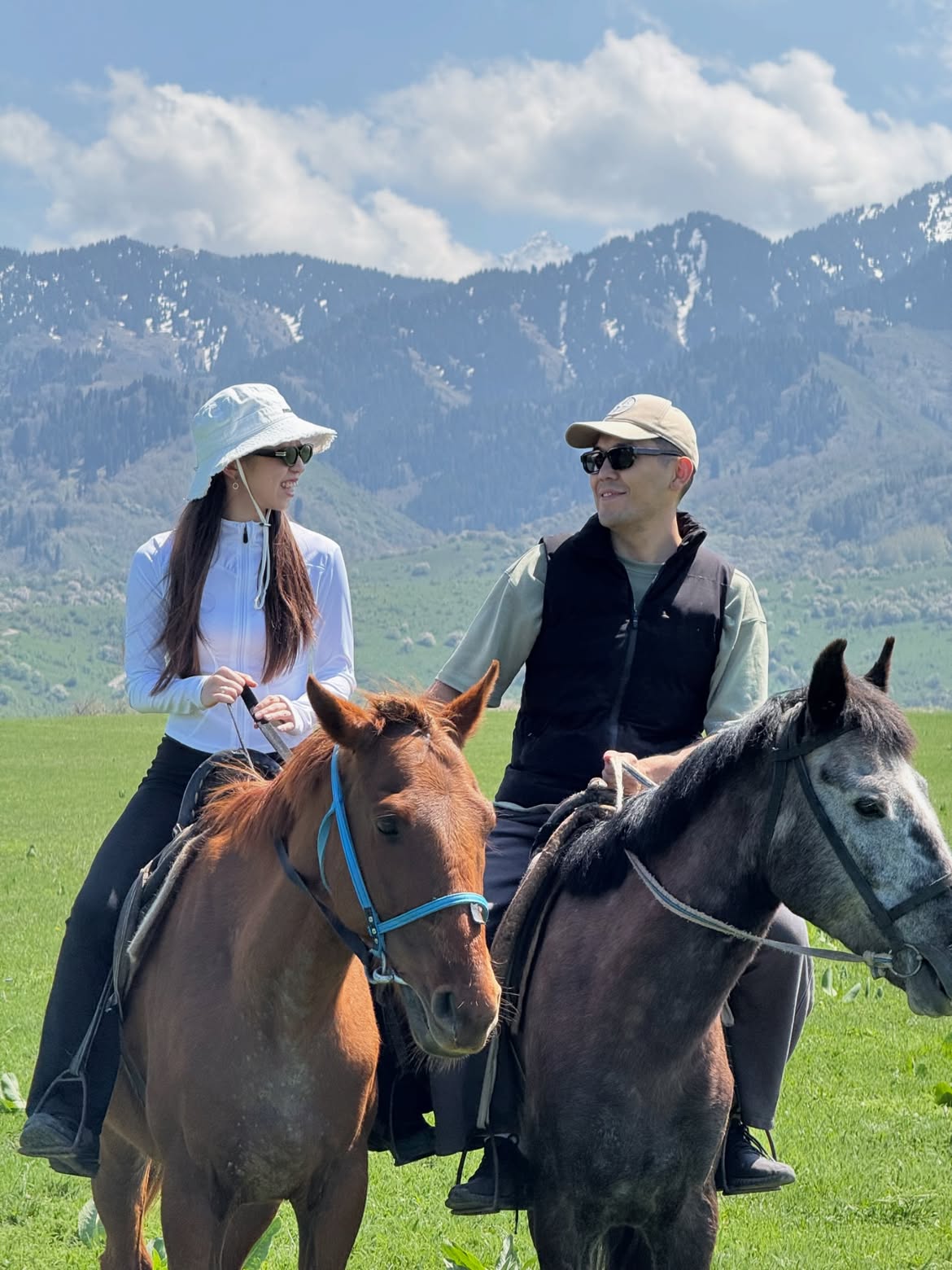 Horseback riding in Almaty mountains